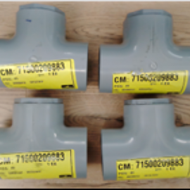 Tee Reductora CPVC 2" x 3/4" - Cédula 80 NPT Industrial