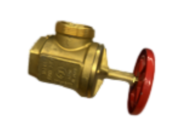 Válvula de Compuerta 2-1/2" Bronce UL/FM - Rosca Macho x Hembra