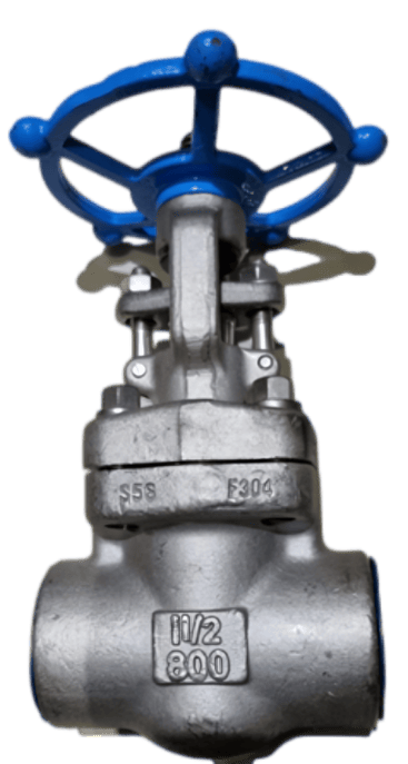 Válvula de Compuerta 1-1/2" Clase 800 API 602 - PIPESTEC Forjada SW