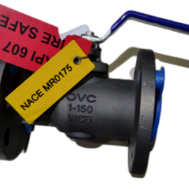 Válvula de Bola OVC 1" Clase 150 - Inoxidable CF8M API 608